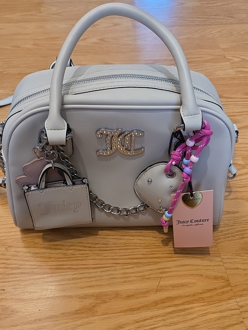 Juicy Couture Juicify Satchel with Charm Accents